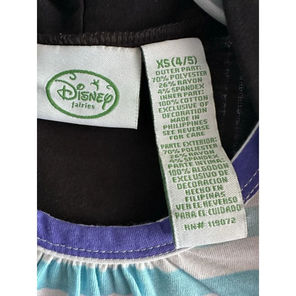 NWT Vintage Disney Tinkerbell  Shirt Vest Pants Set XS 4/5 Pixie Power Y2K